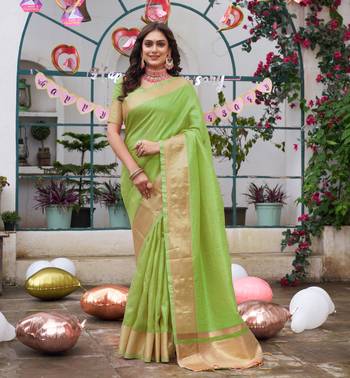 Sumitra green silk couple wear saree with kurta 3