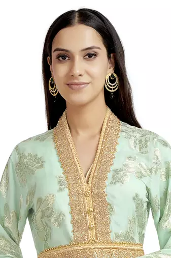 Designer Khaleeji Thobe Wedding Gown Mother Daughter Combo set