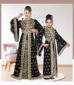Arabian Djellaba Maxi Embroidered Dress
