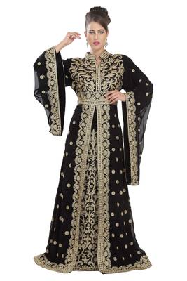 Arabian Djellaba Maxi Embroidered Dress 2