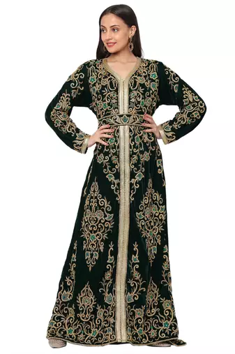 Designer Maxi Long Sleeve Kaftan