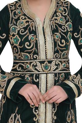 Designer Maxi Long Sleeve Kaftan 3