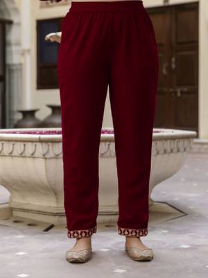 Velvet Embroidery Festive Salwar Suit Set Kurta Pant with Dupatta 6