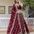 Art Silk Embroidery with Golden Sequin work Lehenga Choli with Dupatta - Bridal Choli for Women