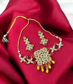 Saree swarg alloy necklace