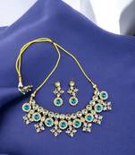 Saree swarg alloy necklace