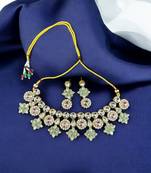 Saree swarg alloy necklace