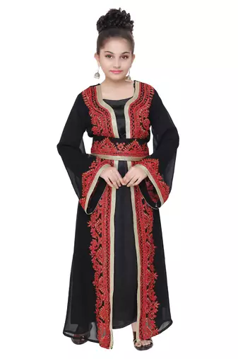 Long Sleeve Kaftan Jalabiya Maxi