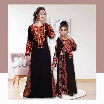 Farasha Maxi Long Sleeve Kaftan 1