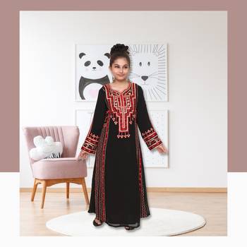 Farasha Maxi Long Sleeve Kaftan 4