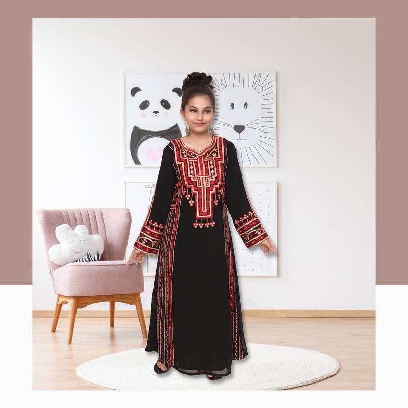 Farasha Maxi Long Sleeve Kaftan