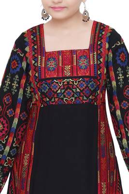 Hand Stitched Maxi with Thread Embroidery Work 3