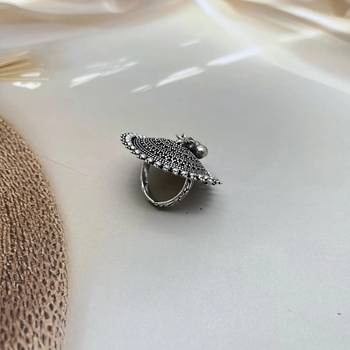 German Silver ghungroo Ring 3