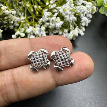 Cz studs american diamond stud earrings ad studs 1