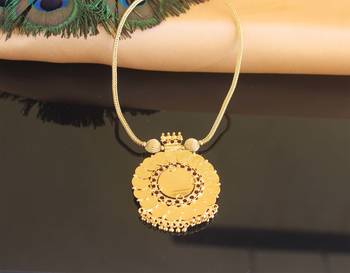 Gold plated kasu palakka necklace 5