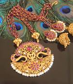 matte finish beads necklace set