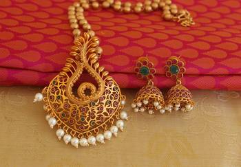 Stylish matte finish necklace set 2
