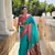 Soft paithani silk blend saree with zari weaving motif design