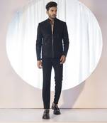 Noir eclipse jacket set