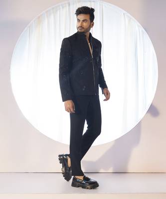 Noir eclipse jacket set 2