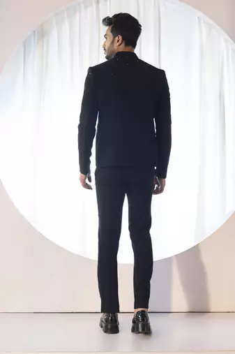 Noir eclipse jacket set
