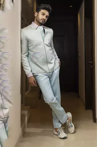Pastel paradise jacket set