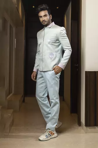 Pastel paradise jacket set