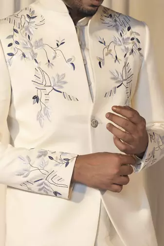 Pristine bandhgala set