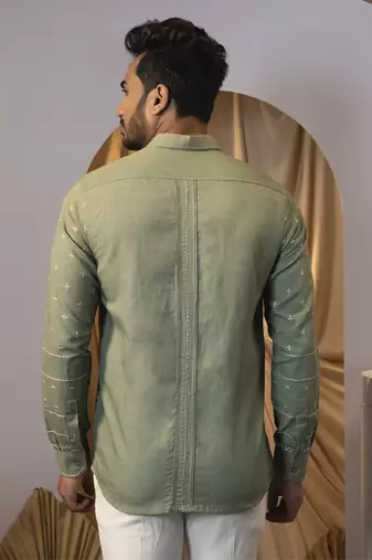 Serene sage shirt