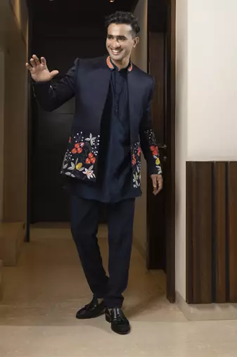 Floral fiesta open jacket set
