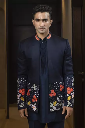 Floral fiesta open jacket set