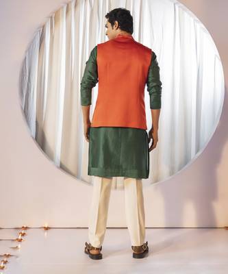 Tangerine nehru set 2