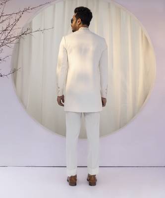Pearlescent pride achkan set 2