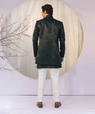 Moss enchantment open jacket set 2