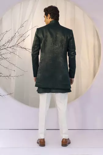 Moss enchantment open jacket set