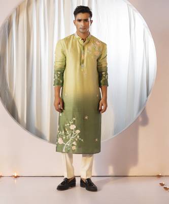 Frosted jade kurta set 1