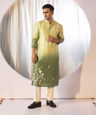 Frosted jade kurta set 2