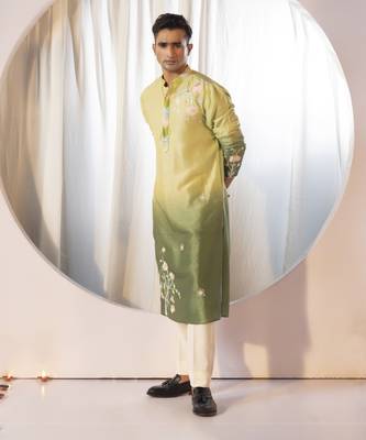 Frosted jade kurta set 3