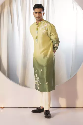 Frosted jade kurta set