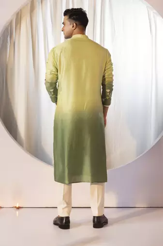Frosted jade kurta set