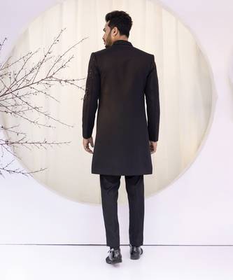 Noor-e-zarqash open jacket set 2