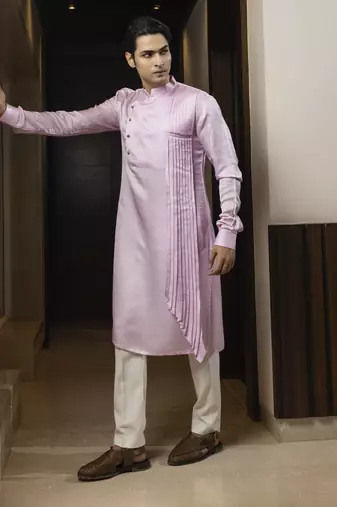 Blushing bloom kurta set