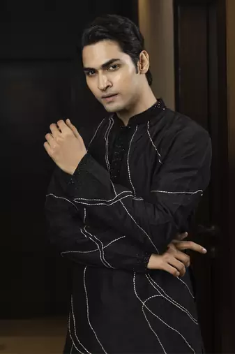 Silver siren kurta set