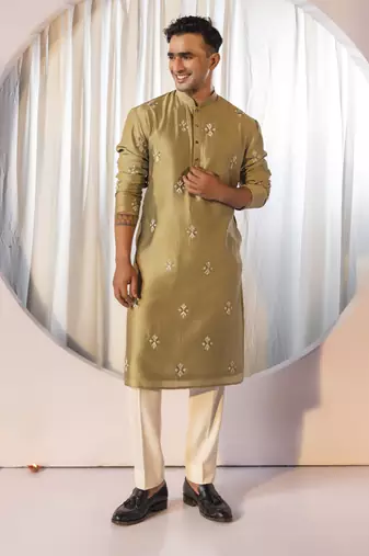 Celadon grace kurta set