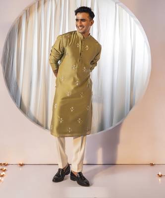 Celadon grace kurta set 3