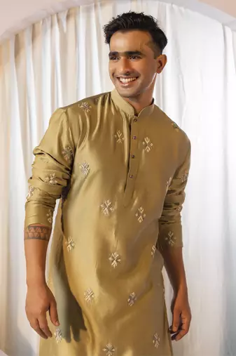 Celadon grace kurta set