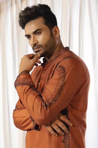 Cinnamon charm kurta set