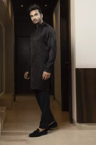 Dark aurora kurta set