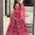 Pink Satin Thread and Sequin Work Lehenga Choli