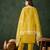 Women's mustard roman silk kurta set